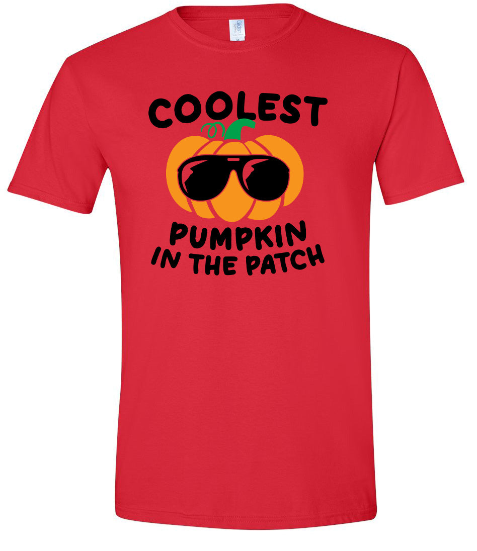 Coolest Pumpkin Adult Gildan Soft Shirt
