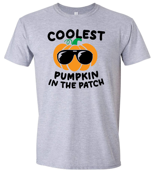 Coolest Pumpkin Adult Gildan Soft Shirt
