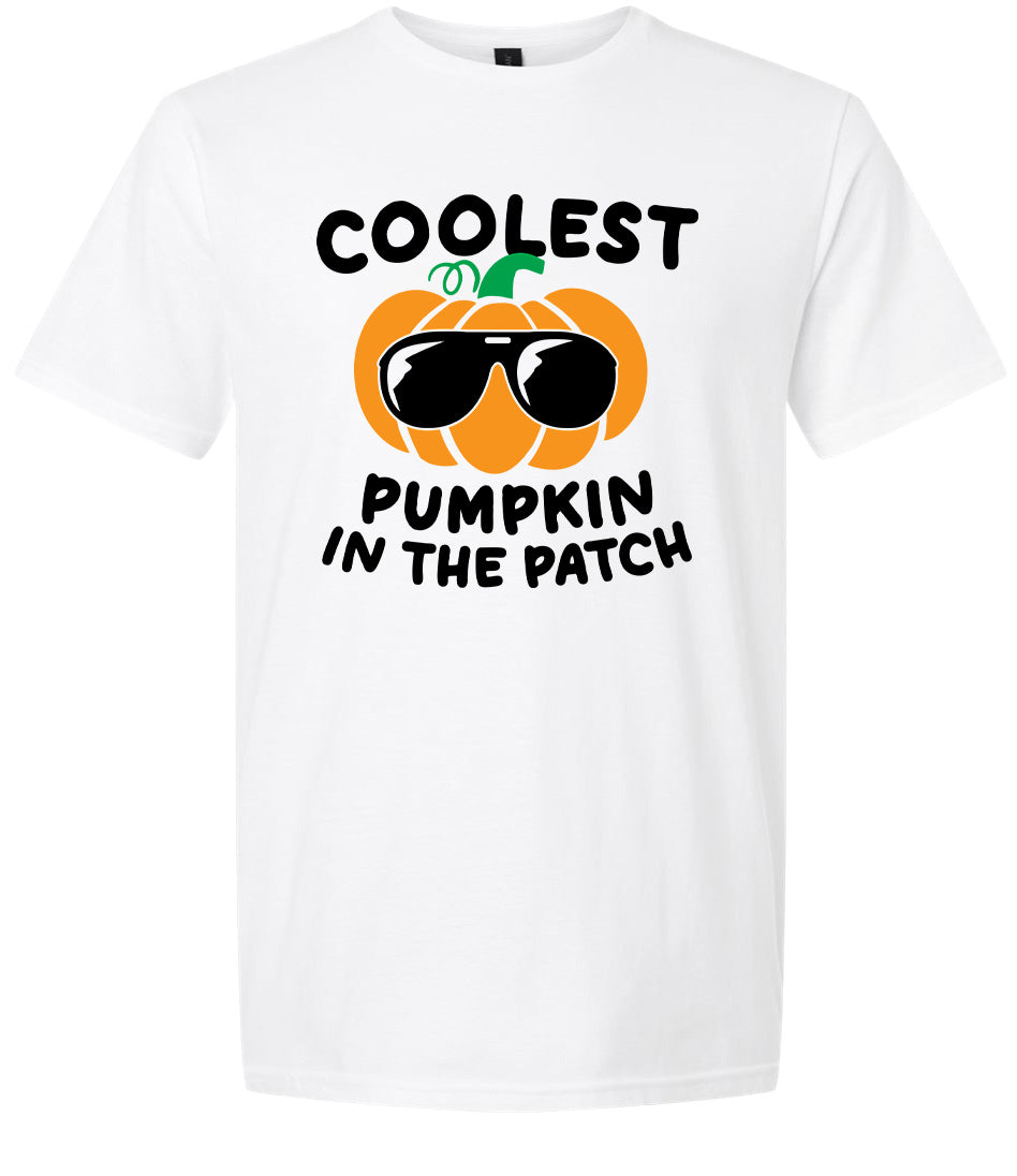 Coolest Pumpkin Adult Gildan Soft Shirt