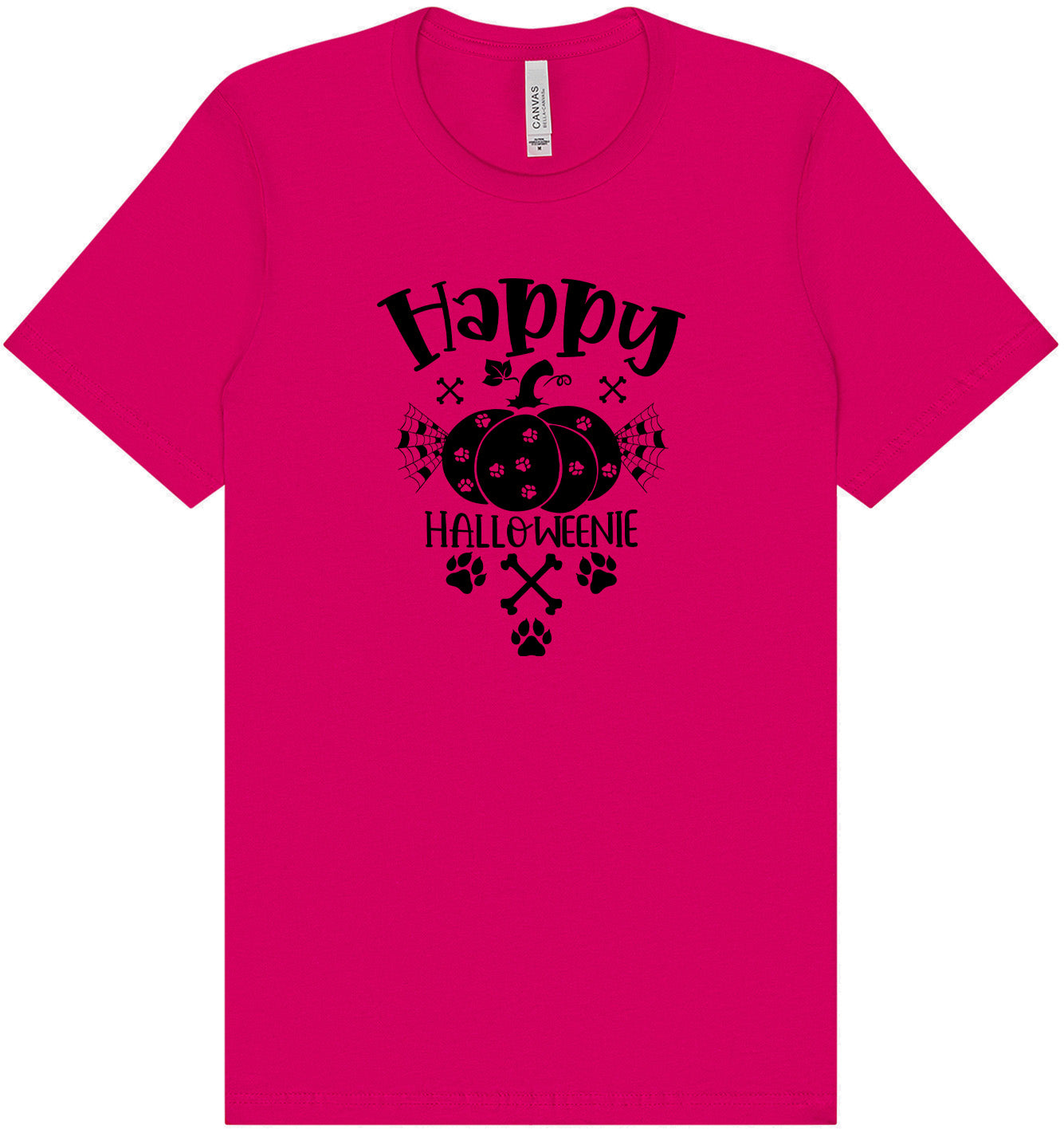 Happy Halloweenie Adult Bella Canvas Shirt
