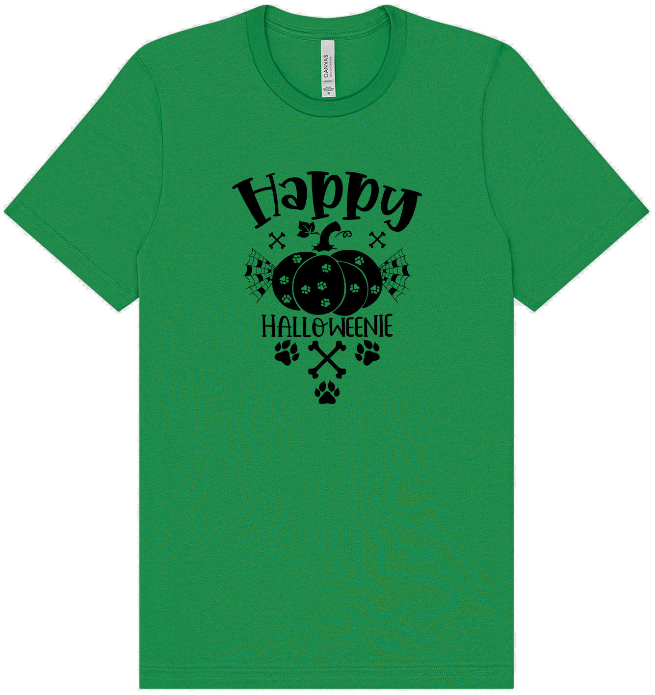 Happy Halloweenie Adult Bella Canvas Shirt