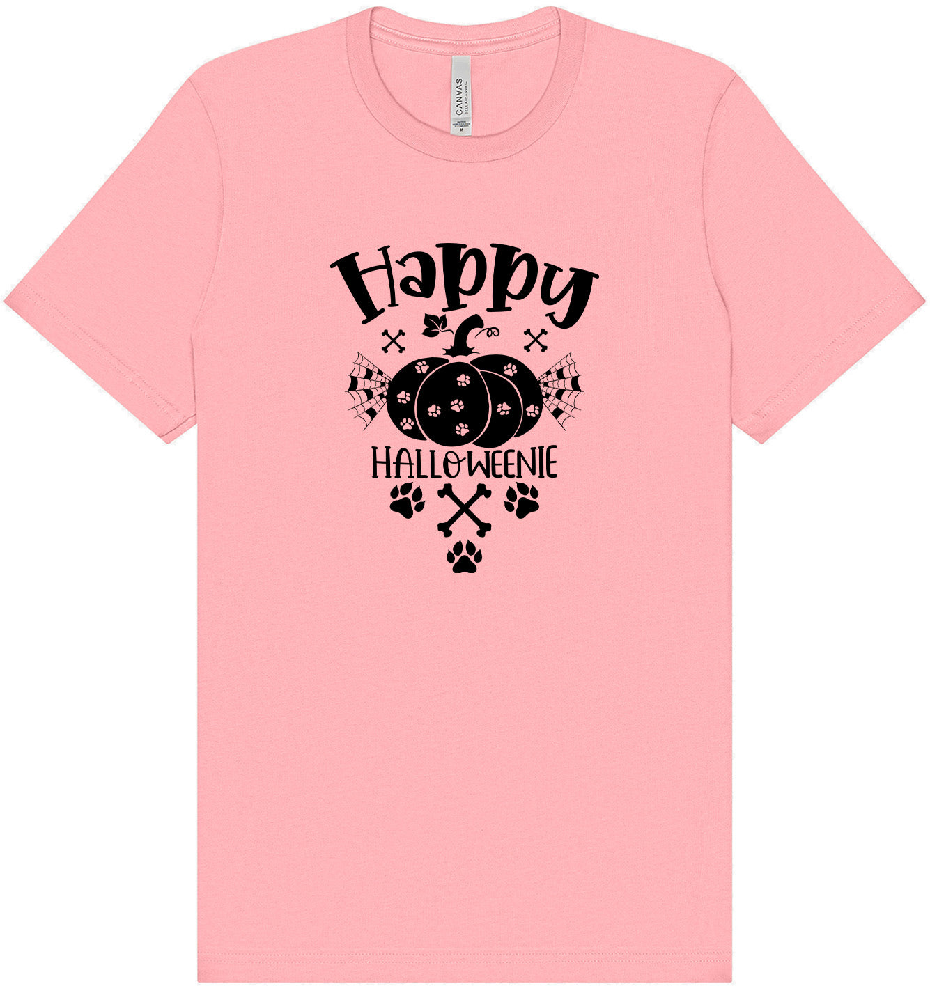 Happy Halloweenie Adult Bella Canvas Shirt