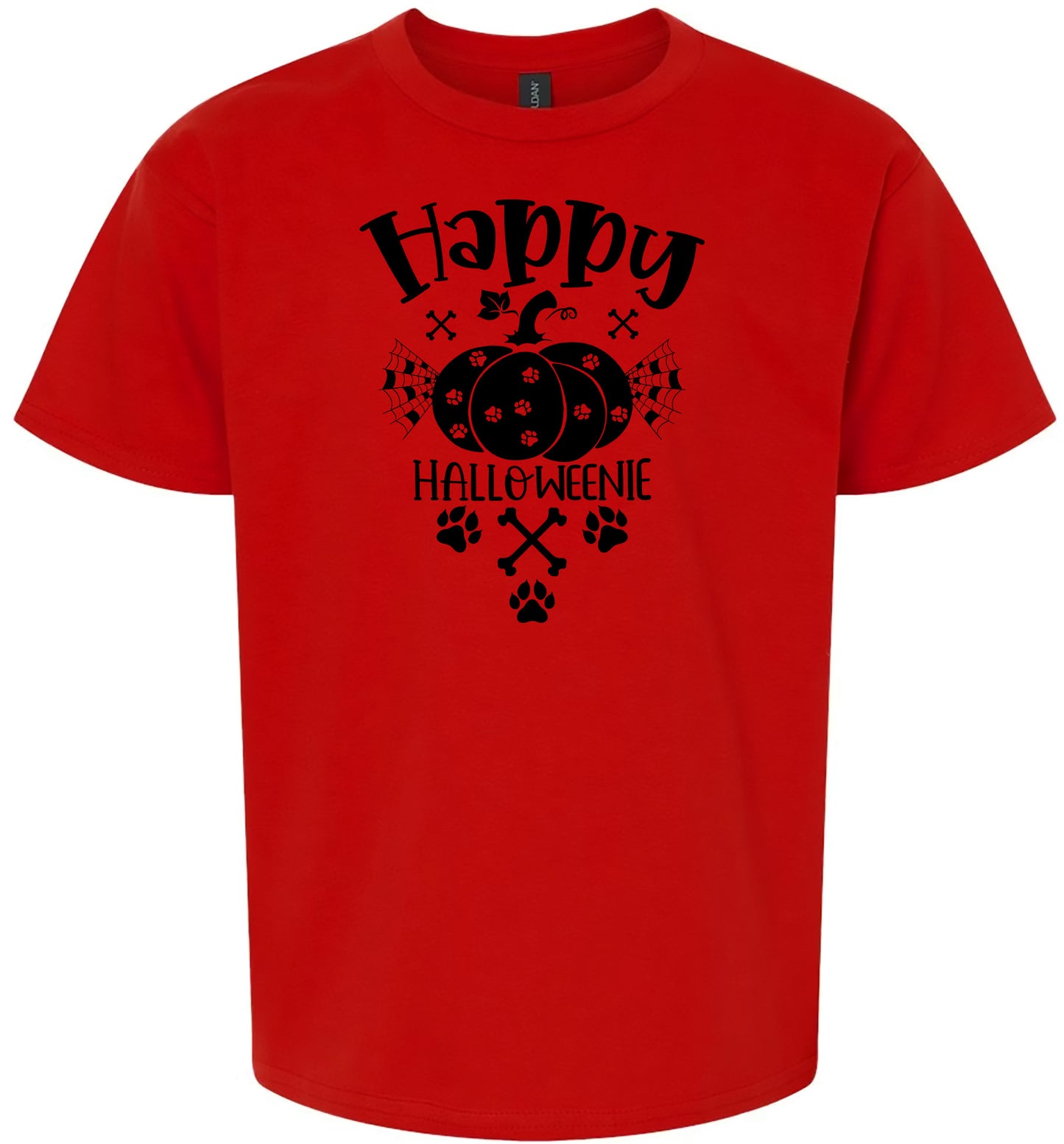 Happy Halloweenie Children's Gildan Soft Shirt