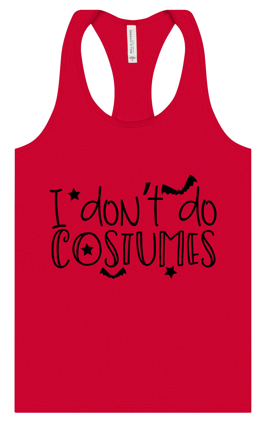 I Don't Do Costumes Women's Racerback Tank