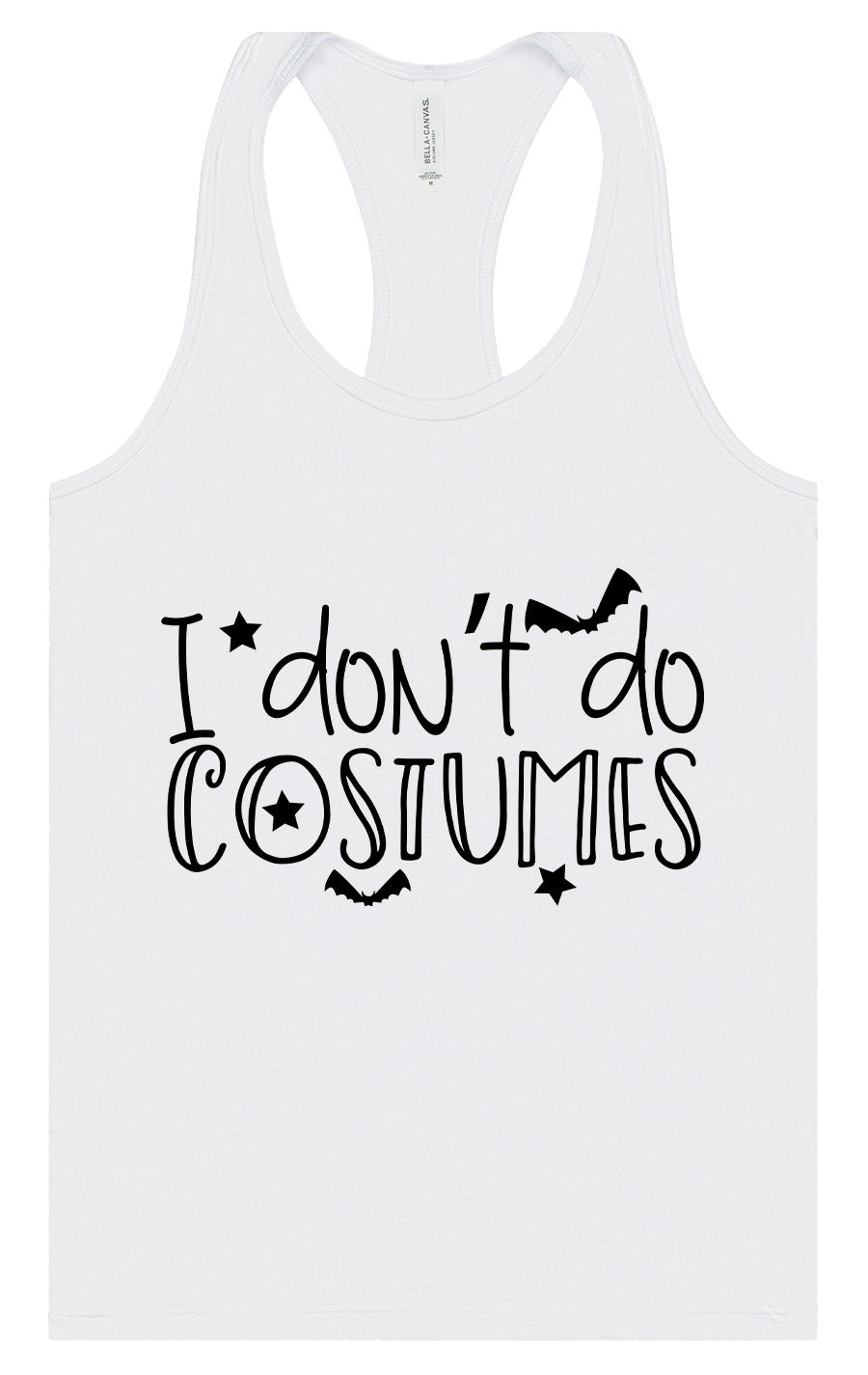 I Don't Do Costumes Women's Racerback Tank