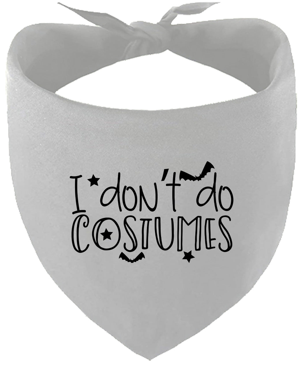 I Don't Do Costumes Pet Bandana
