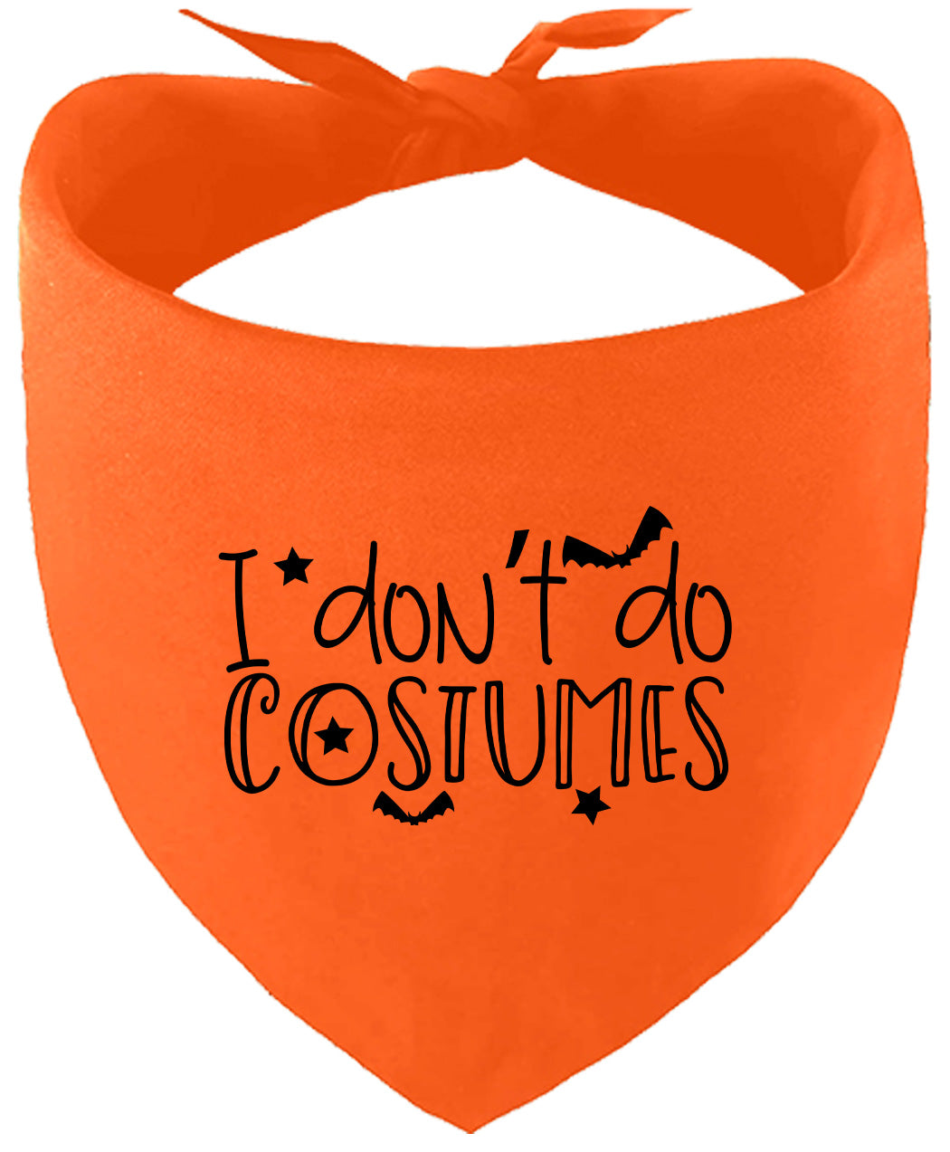 I Don't Do Costumes Pet Bandana