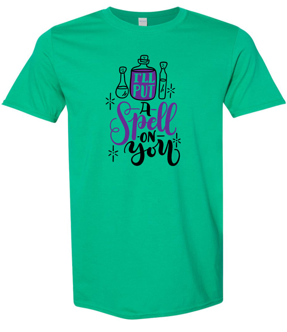 Put a Spell on You Adult Gildan Soft Shirt