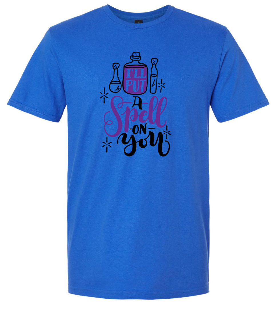 Put a Spell on You Adult Gildan Soft Shirt