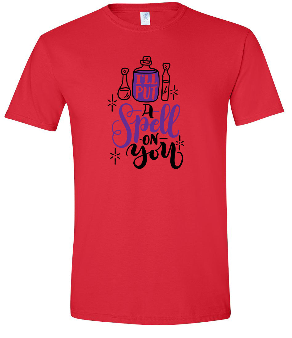 Put a Spell on You Adult Gildan Soft Shirt