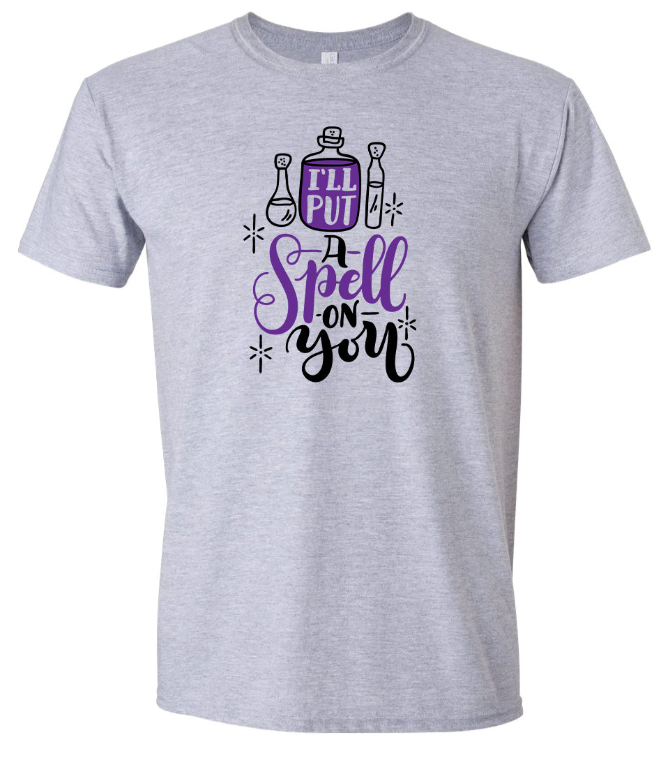 Put a Spell on You Adult Gildan Soft Shirt