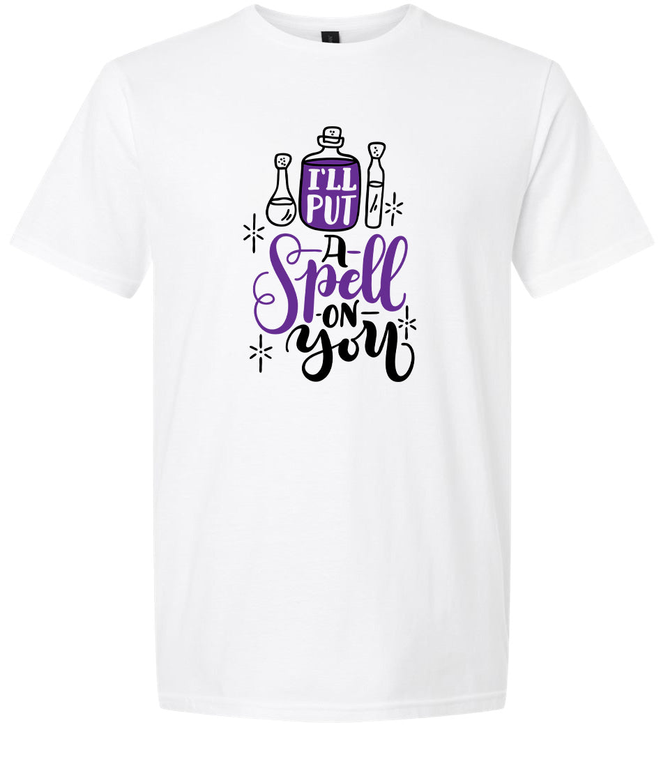 Put a Spell on You Adult Gildan Soft Shirt