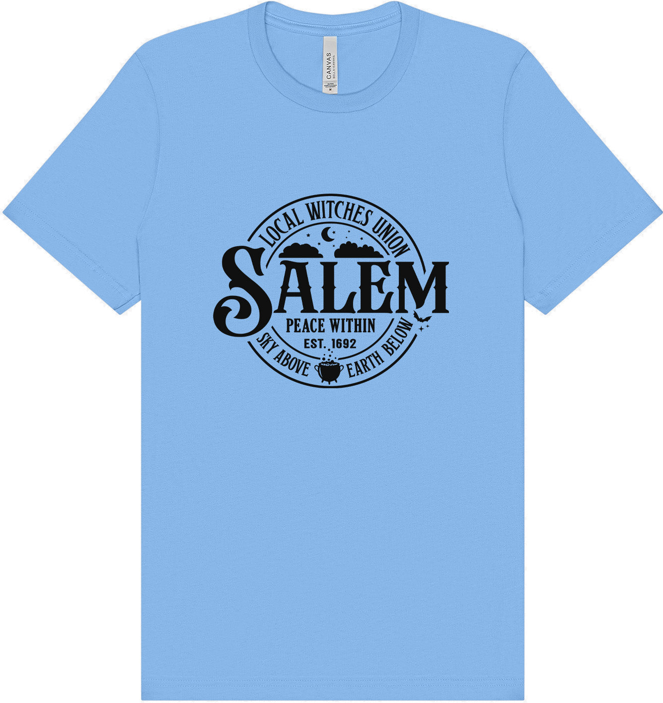 Salem Witches Union Adult Bella Canvas Shirt
