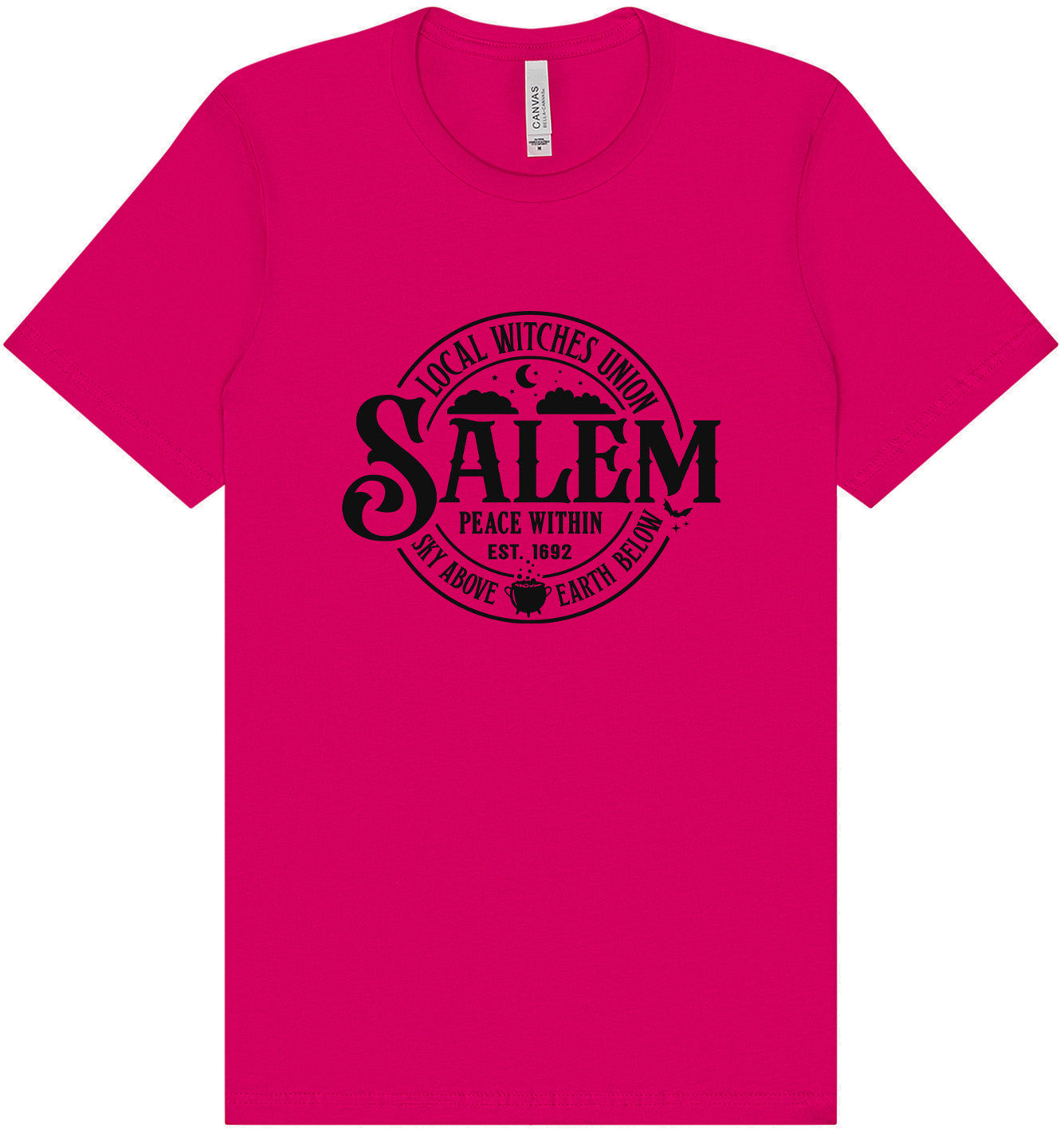 Salem Witches Union Adult Bella Canvas Shirt