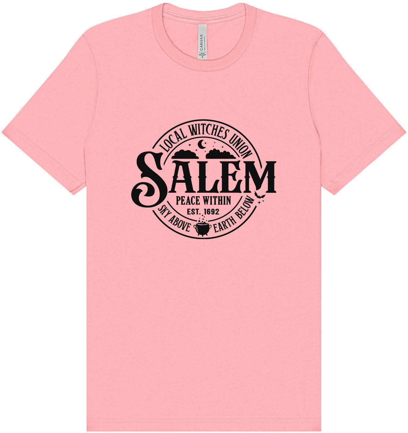 Salem Witches Union Adult Bella Canvas Shirt