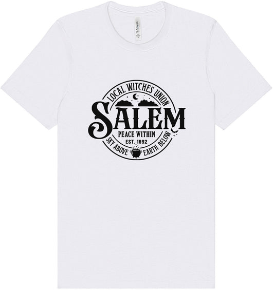 Salem Witches Union Adult Bella Canvas Shirt