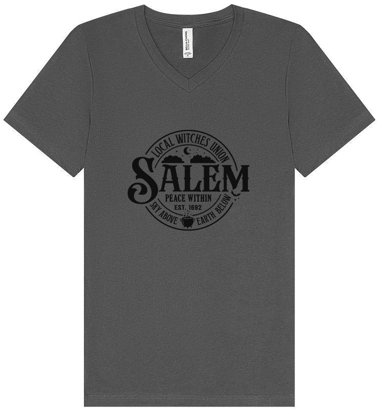 Salem Witches Union Unisex V-Neck Shirt