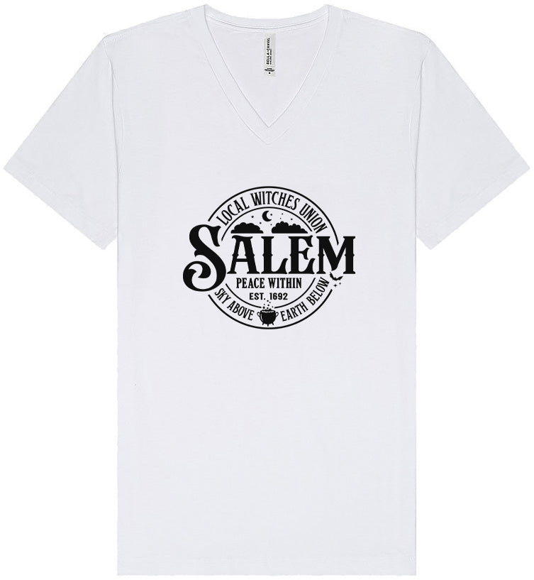 Salem Witches Union Unisex V-Neck Shirt