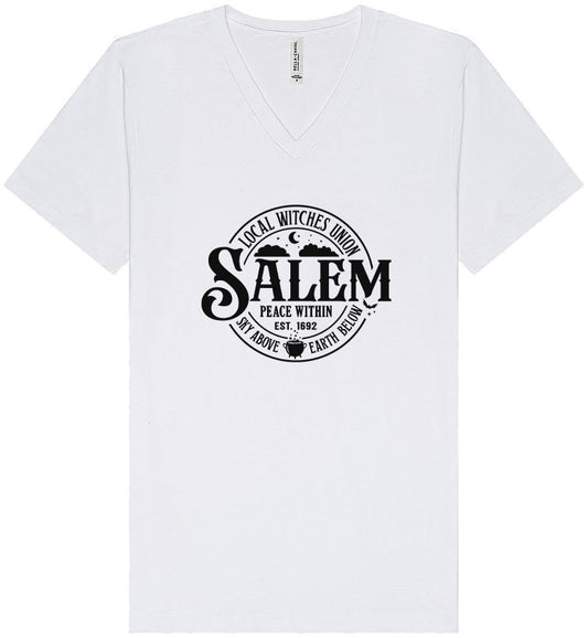 Salem Witches Union Unisex V-Neck Shirt