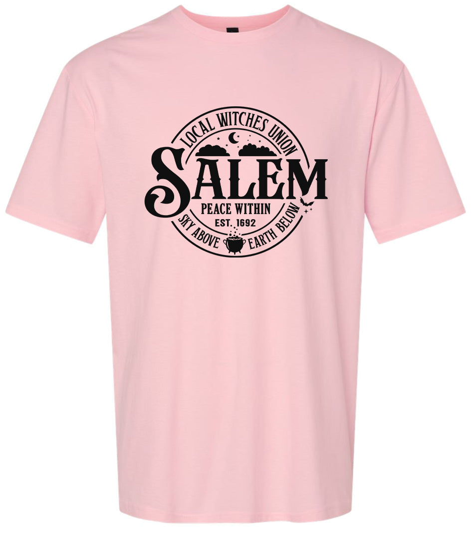 Salem Witches Union Adult Gildan Soft Shirt