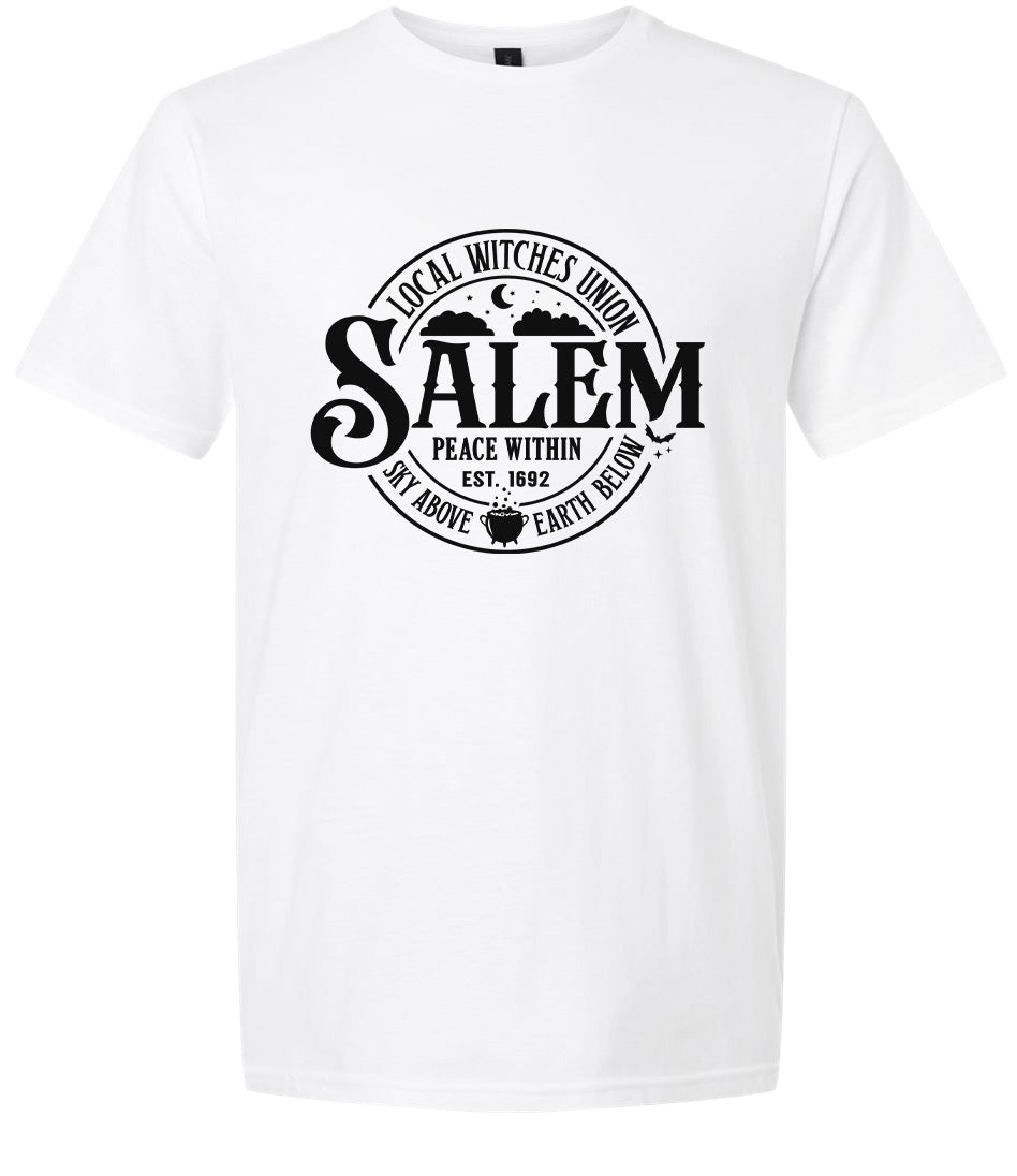 Salem Witches Union Adult Gildan Soft Shirt