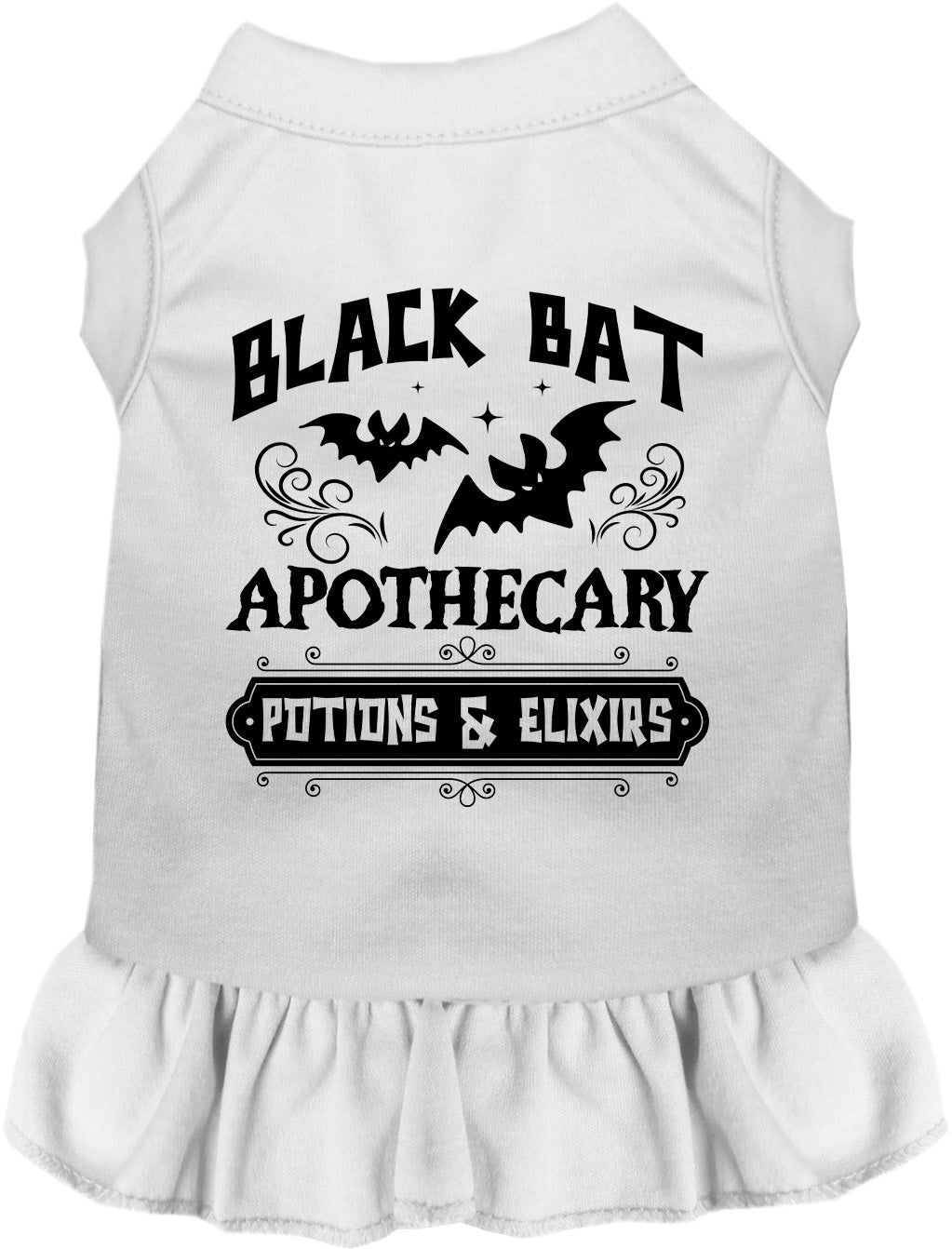 White potion bottle costume pet dress