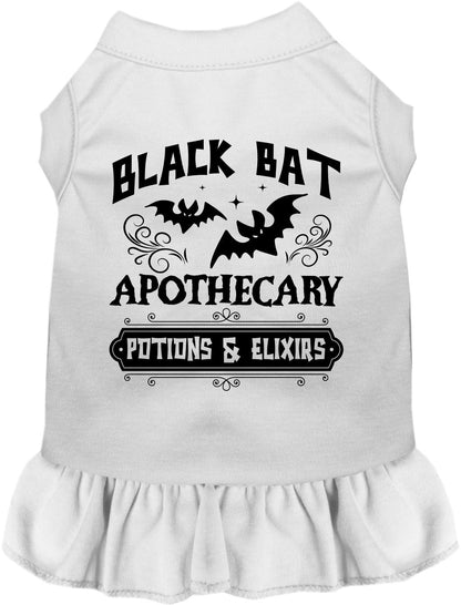 White potion bottle costume pet dress