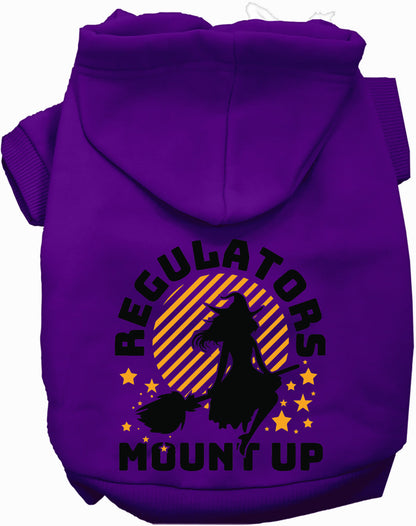 Purple Regulators Mount Up pet hoodie