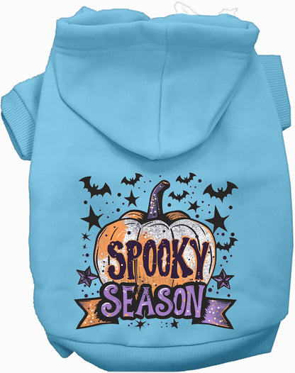 Blue Batty Spooky Season Pet Hoodie