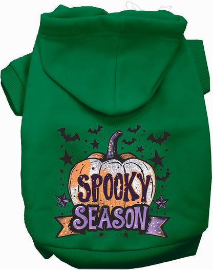 Green Batty Spooky Season Pet Hoodie
