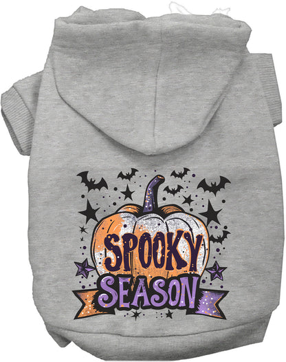 Gray Batty Spooky Season Pet Hoodie