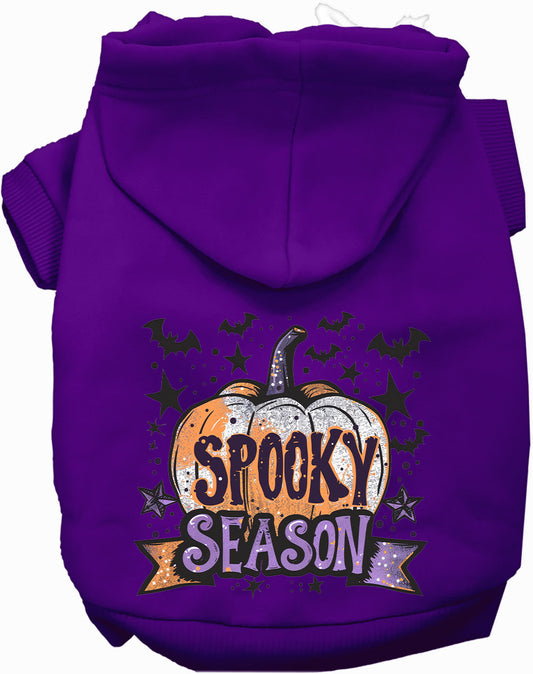 Purple Batty Spooky Season Pet Hoodie
