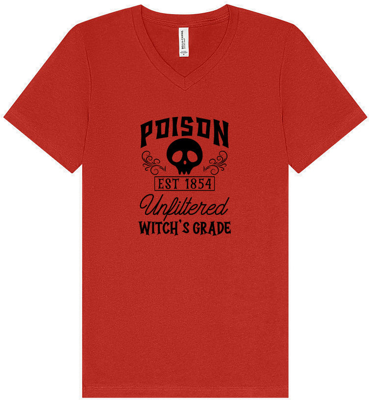Poison Bottle Costume Unisex V-Neck Shirt