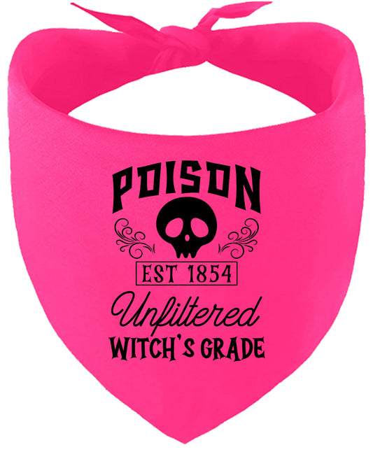 Poison Bottle Costume Pet Bandana