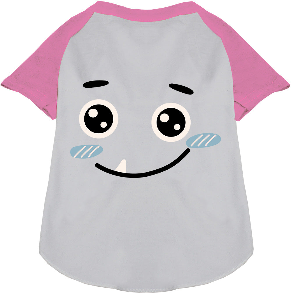 Light Pink Bluetooth Monster Costume Pet Raglan Shirt