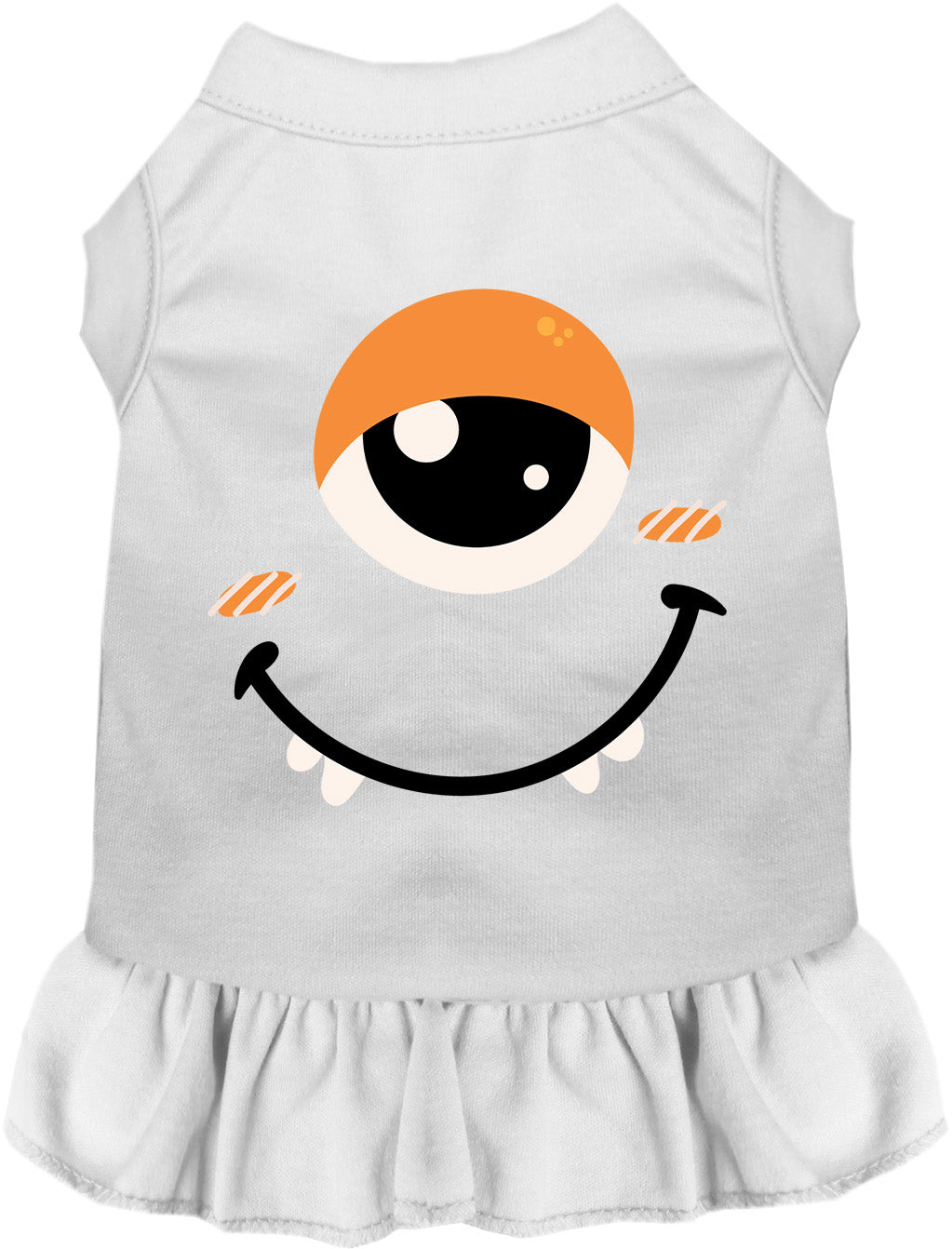 White Cycantalope Monster Costume Pet Dress