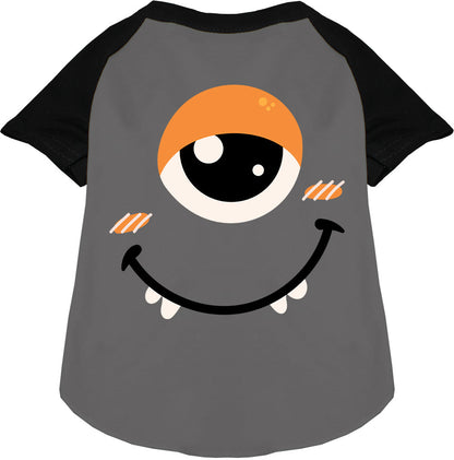 Gray Cycantalope Monster Pet Raglan Shirt