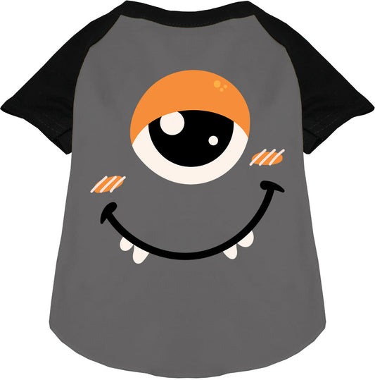 Gray Cycantalope Monster Pet Raglan Shirt