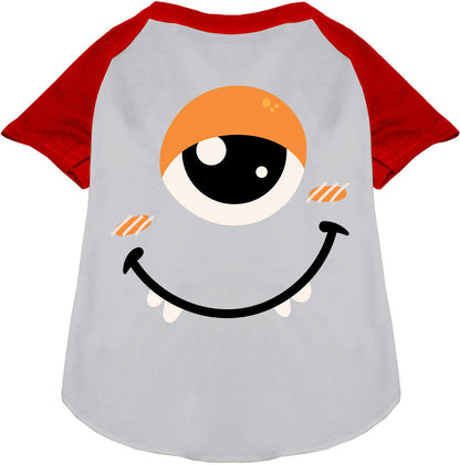 Red Cycantalope Monster Pet Raglan Shirt