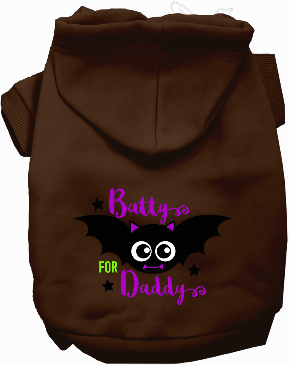 Batty for Daddy Halloween Pet Hoodie