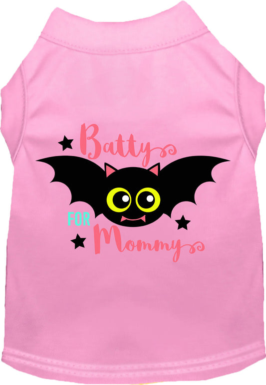 Pink Batty for Mommy pet shirt with bat design