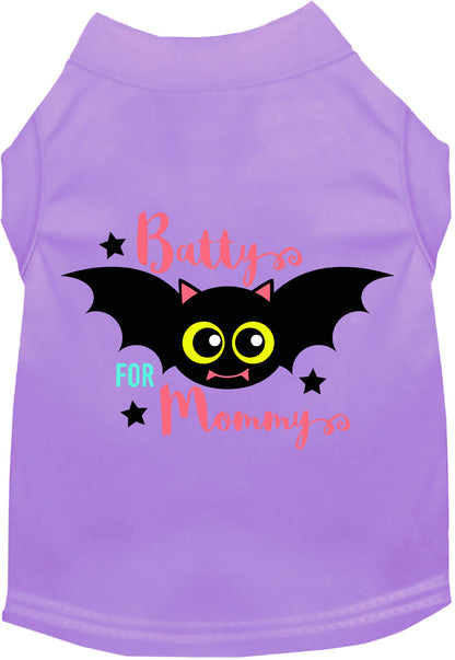 Lavender Batty for Mommy pet shirt with bat design