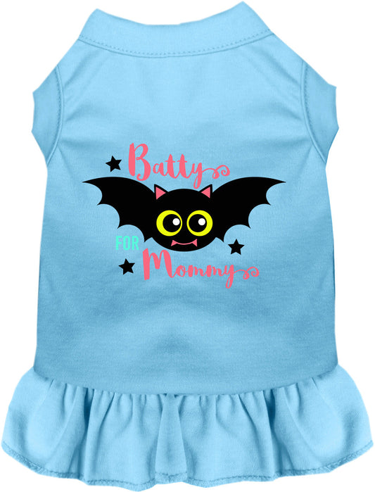Blue Batty for Mommy pet dress with bat design