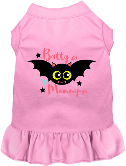 Light pink Batty for Mommy pet dress with bat design
