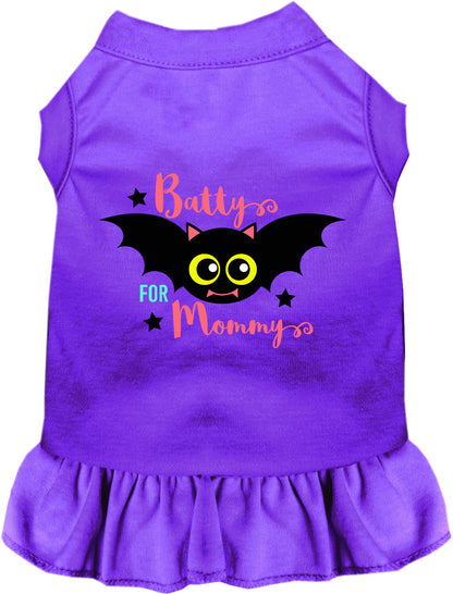 Purple Batty for Mommy pet dress with bat design