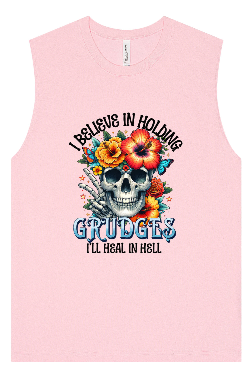 Grudges Skull Muscle Tank