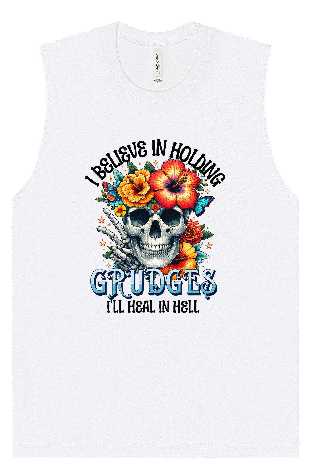 Grudges Skull Muscle Tank