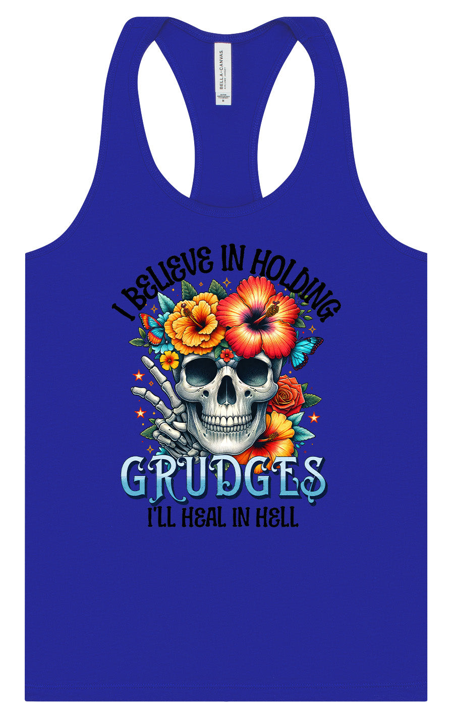 Grudges Skull Women's Racerback Tank