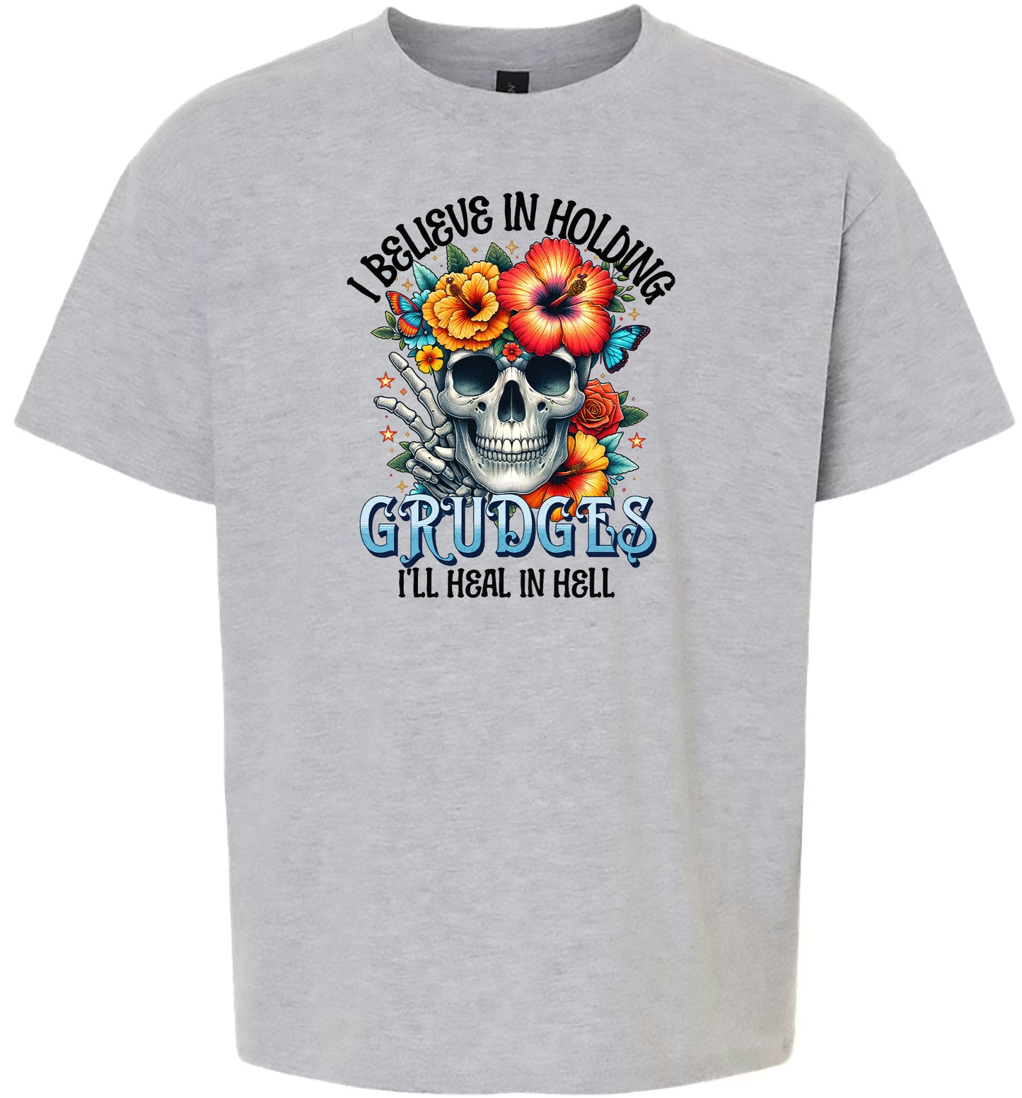 Grudges Skull Children's Gildan Soft Shirt