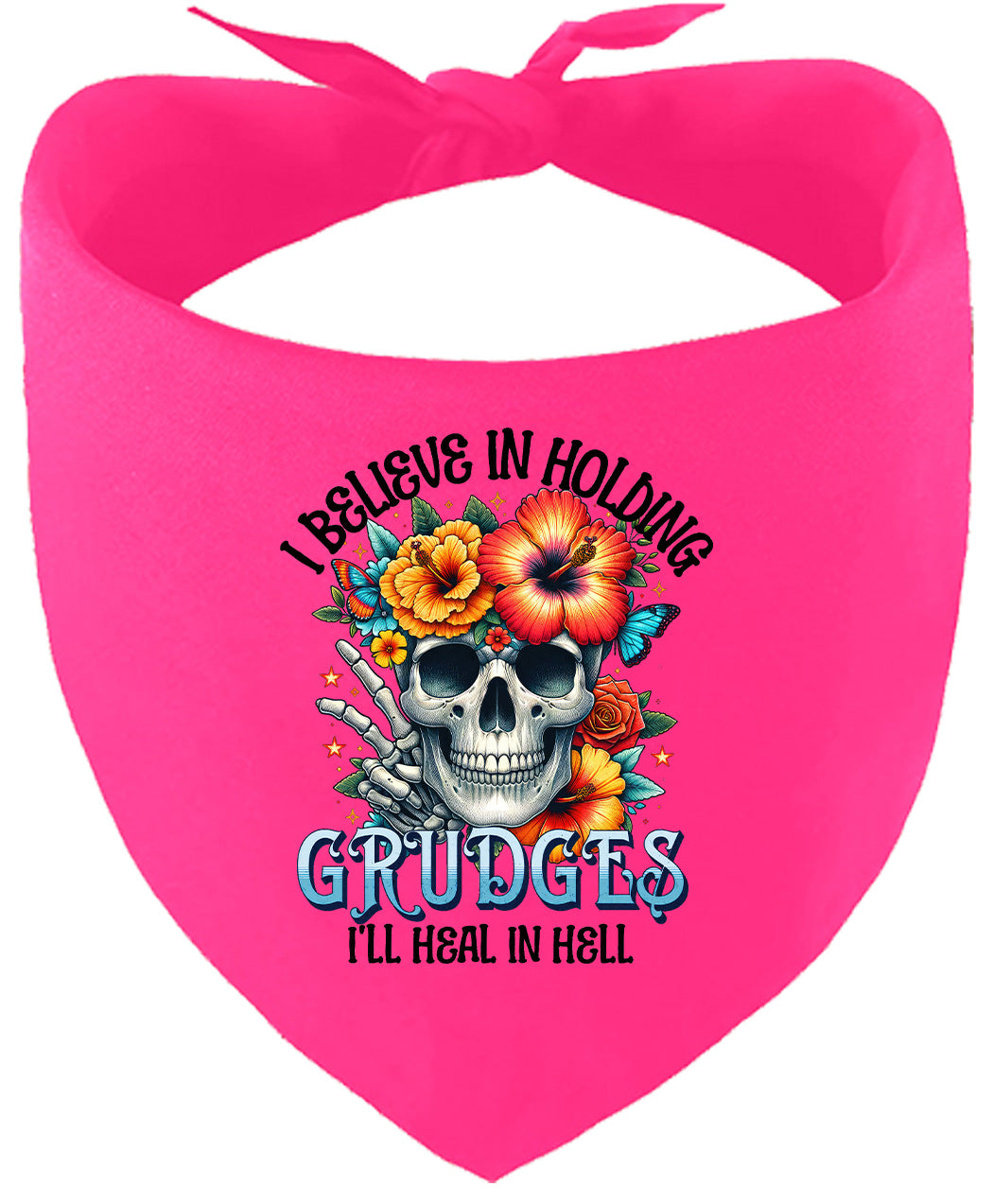 Grudges Skull Pet Bandana